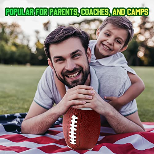 Jerify 12 Pcs Composite Leather Footballs Official Composite Leather Ball Composite Leather Inflatable Football With Pump Indoor Outdoor Football Bulk For Training And Recreational Play thumb #7