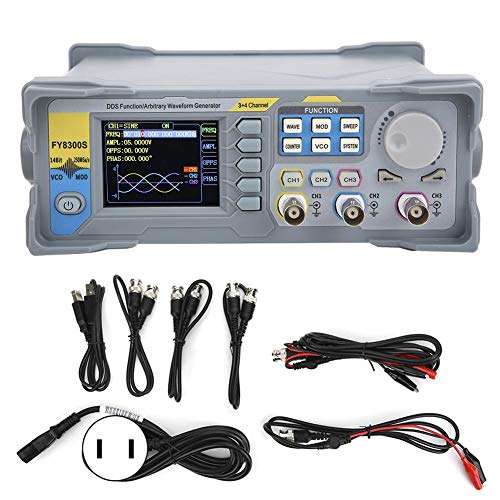 Image of 3-Channel Arbitrary Waveform Generator DDS Function Generator with 250MSa /s Sampling Rate 4 TTL Outputs Frequency Counter and Meter(FY8300S-20M US)