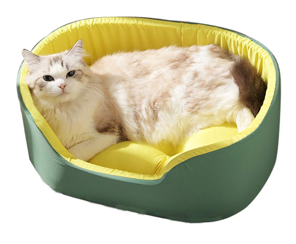 SOAI Detachable Washable Pet Pad, Anti-slip Durable Dog Bed, Super-Soft Fluffy Puppy Nest Bed, Double-sided Use Kennel Heat Preservation Doghouse