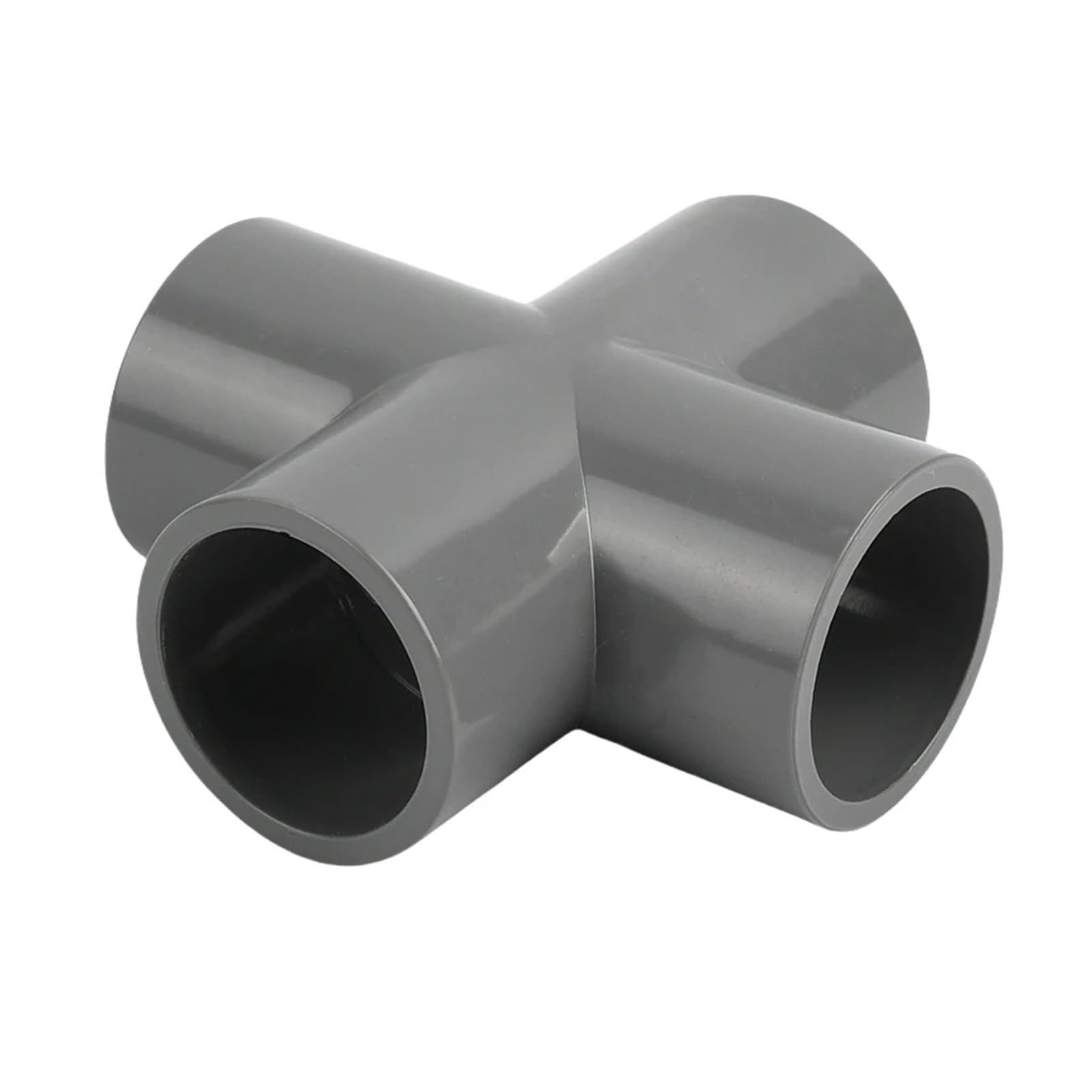1/5 pezzi ID 20/25/32/40/50 mm connettori a croce a 4 vie for irrigazione da giardino, adattatore industriale for tubi dell'acqua, parti for acquari, giunto for tubi(I.D 50mm,5 pieces)