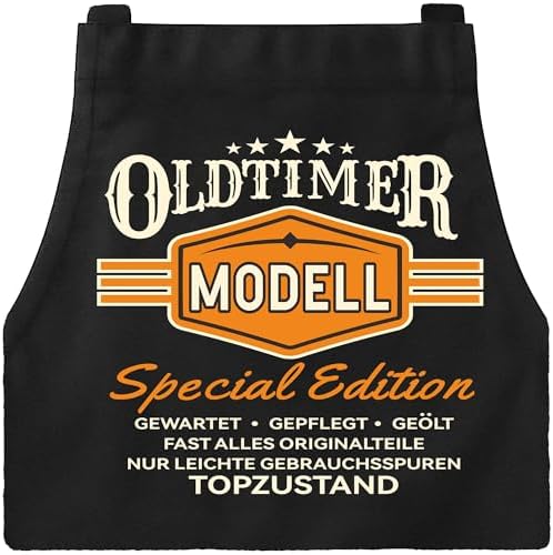 XCSJKJ Grillschürze für Männer Kochschürze Herren Schürze lustig, Grill schürze für Männer küchenschürze Herren personalisiert mit 4 Taschen Grill Schürze