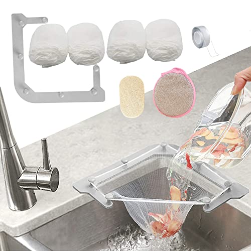 Hibd Kitchen Sink Triangle Tri-Holder Filter 200Pcs
