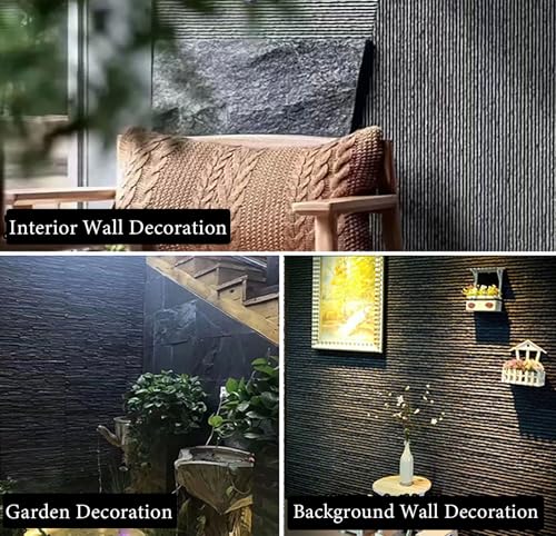 Paneles de pared de PU impermeables de alta gama textura ranurada de diseño exclusivo 6