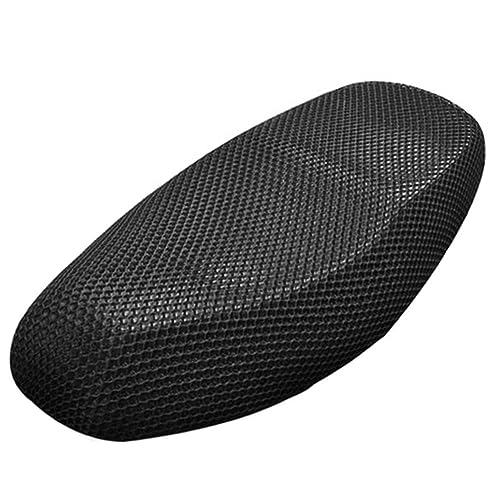 Evita el calor y resbalones con la funda de asiento de motocicleta de malla