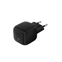 Belkin Caricatore da parete compatto da 45 W, ricarica rapida USB-C Power Delivery per Apple iPhone 16, 16 Plus, 16 Pro, 16 Pro Max, 15 Series, Samsung Galaxy S25, iPad, AirPods e altri, nero