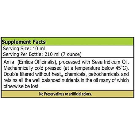 Miniatura 2 de Aceite Amla  Mima y nutre tu cabello  Goodness of Amla  Aceite premium prensado en frío  Sin OMG, orgánico, vegano  7.1 fl oz  7.1 fl oz