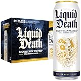 Picture of Liquid Death Still Mountain Water, Real Mountain Source, Ice-Cold Cans, Infinitely Recyclable, King Size 19.2 Fl Oz (Pack of 12)