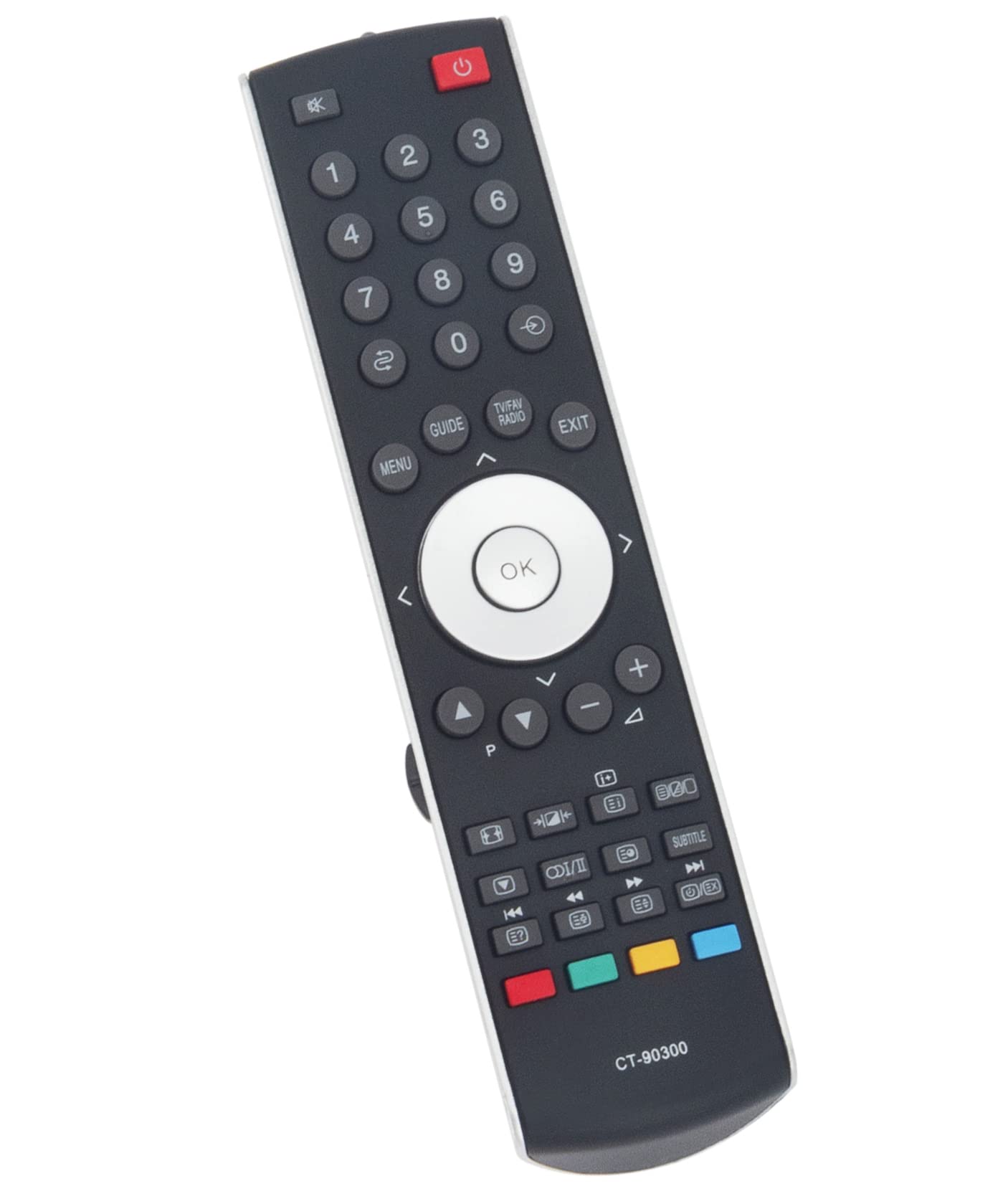 Replacement Remote Fit for Toshiba LCD TV 19AV505D 26AV505 26AV505D 32AV503 32AV503D 32AV505 32AV505D 32AV505DB 32AV515D 32AV555D 32AV563D 37AV504D 37AV505D 37AV555D 37XV500A CT-90300 - Image 2