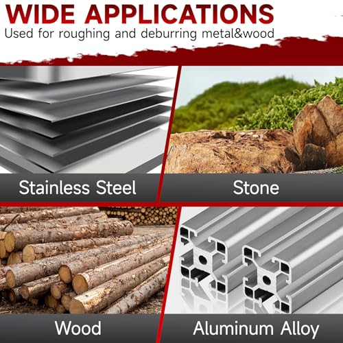 Image of Replace Restore WRBW80 80 Grit Nylon Brush Abrasive Drawing Wire Wheel Wood Timber Cleaning Texturing Compatible with All Restore, Porter Cable, Craftsman Drum Sander Tools for Woodworking