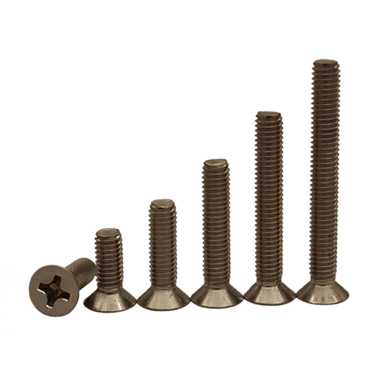 Titanium GR2 Screw M8*L DIN965 Flat Head Screw M8*10/12/16/20/25/30/35/40/45-55/60(M8x45 (30PCS))