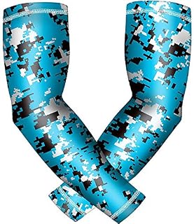 Sports Compression Arm Sleeve 2pcs/Pack Youth & Adult 6 Sizes Baseball Football Basketball