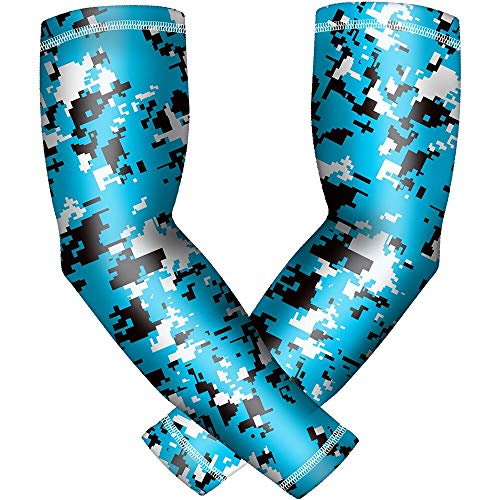 Sports Compression Arm Sleeve 2pcs/Pack Youth & Adult 6 Sizes Baseball Football Basketball