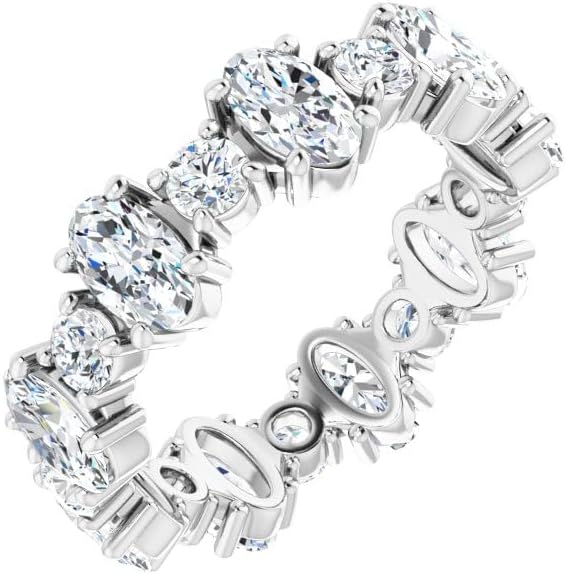 1-5 Ct Moissanite Engagement Ring 10k 14k 18k Gold & 925 Sterling Silver Eternity Moissanite Ring Christmas Gift For Women