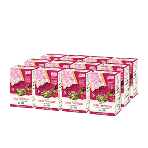 Image of Nature's Path Organic Cherry Pomegranate Toaster Pastries, 11 oz (Pack of 12)