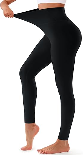 Bluemaple High-Waisted Leggings Review: Tummy-Control, Non-See-Through Yoga & Running Pants for Plus Size