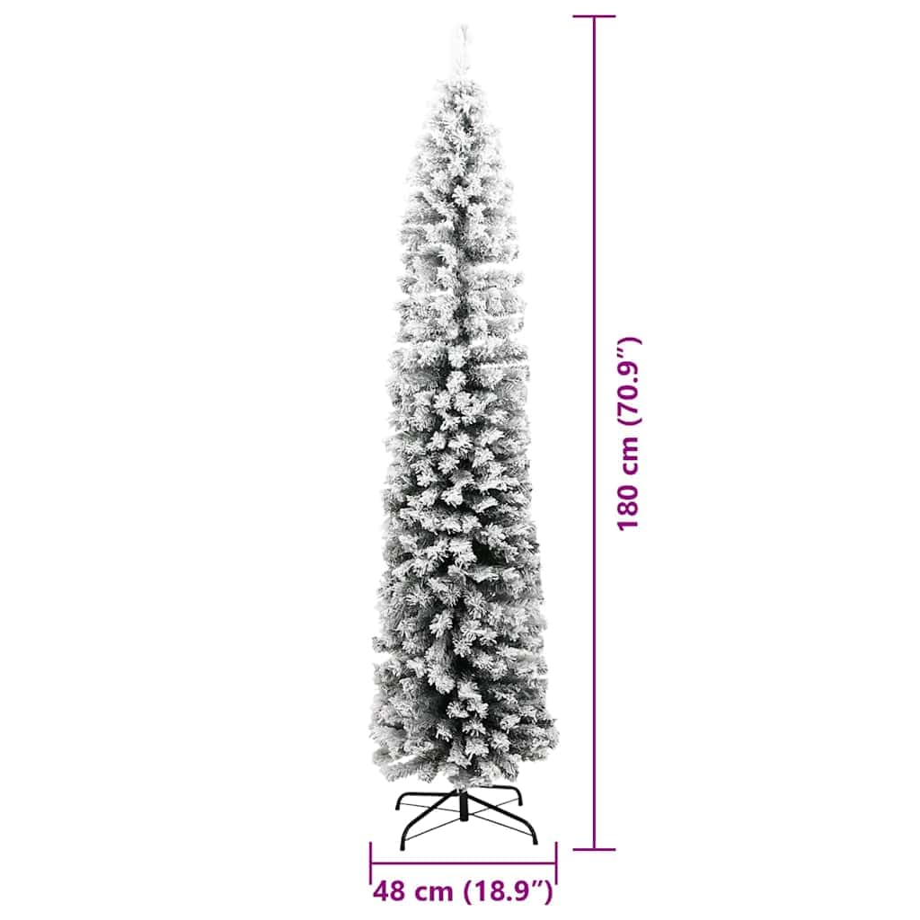 Künstlicher Weihnachtsbaum 180 cm mit 300 LEDs und Ständer grün PVC Metallrahmen warmweiß LED-Lichterkette innen außen Festliche Dekoration Wohnzimmer Flur Terrasse