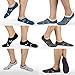 Mottee&Zconia Womens No Show Low Cut Ankle Sock Cotton Mesh Top Colors Ventilation Non-Slide Socks 6Pack Size5-8