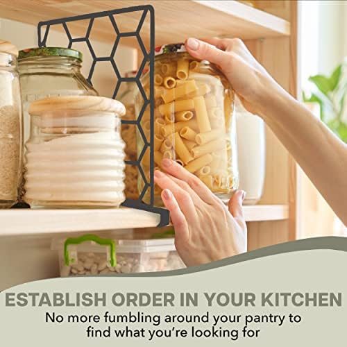 5 star moon 3 Metal Shelf Dividers, Metal Wardrobe Dividers for Shelves,Shelf Dividers for Clothes, Shelf Organiser for Bedroom,Kitchen Shelf Dividers for Wooden Shelves, Very Strong