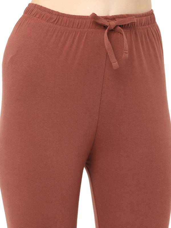 Image of Robinbosky Cotton Churidhar Leggings for Women - Stylish, Stretchable & Flattering Fit for All-Day Comfort