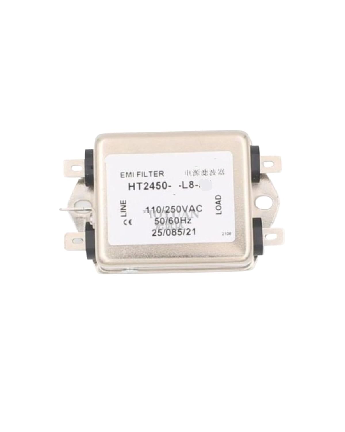 Single-Phase Variable Frequency Power Supply Filter HT2450-20- L8-H1 M4-H2 2 6 10 16A D8(HT2450-3-L8-A2)