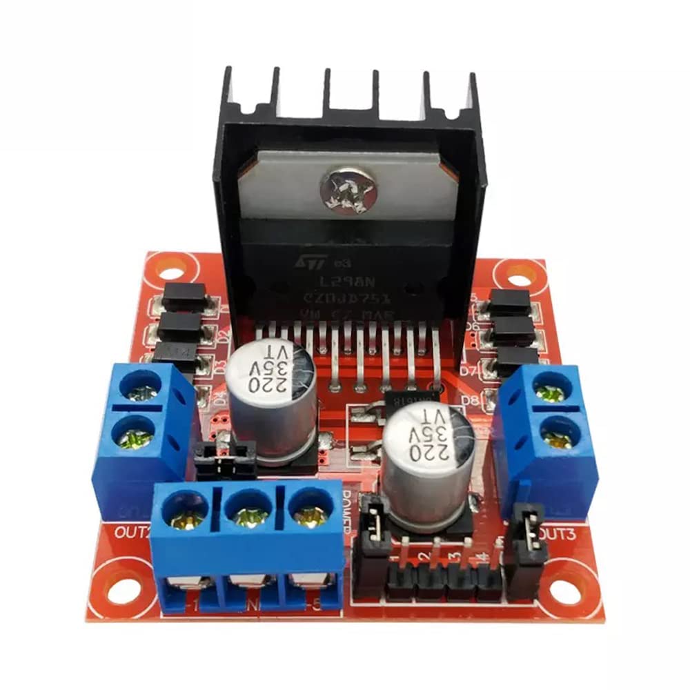 Produktbild von L298N Motor Controller Board – Dual H-Bridge, Für Schrittmotoren, DC-Motoren, Roboter & Smart Cars, 5–35 V, 2 A Pro Kanal