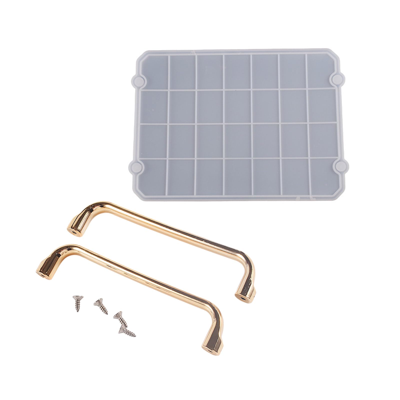 NEWFT Crystal Epoxy Resin Casting Silicone Resin Tray Mold for Making Large Rectangular Tray Crafts Silicone