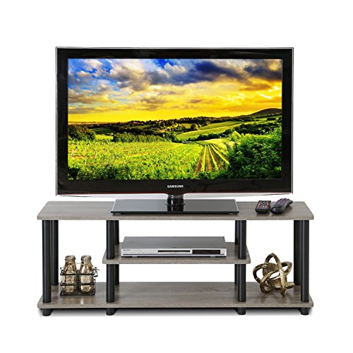 undefined フリノ(Furinno) テレビ台 ターンNチューブ フレンチオークグレー/ブラック 3段 50インチまで対応 【日本正規輸入品】 の商品画像 4