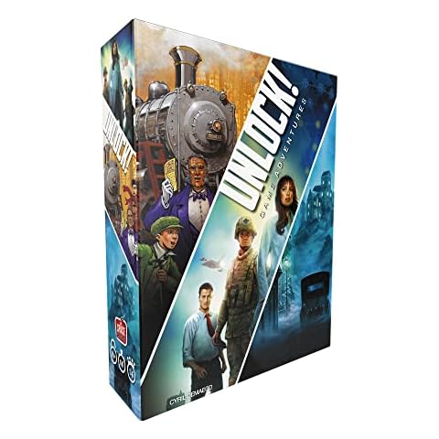 Space Cowboys | Unlock 10! Game Adventures | Card Game | Ages 10+ | 1-6 Players | 60+ Minutes Playing Time, Multicolor Cover