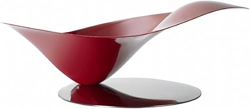 BUGATTI Petalo 21-PETALOI3 - Frutero de acero (15.7 x 11.8 x 5.9 in), color rojo