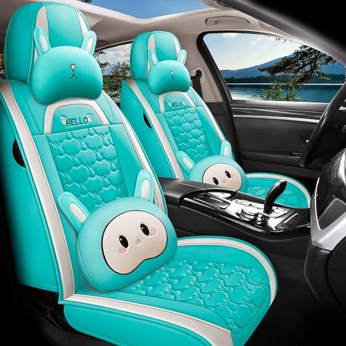 INZU Cute Cartoon Rabbit Comfortable Car Seat Covers with Waterproof ...