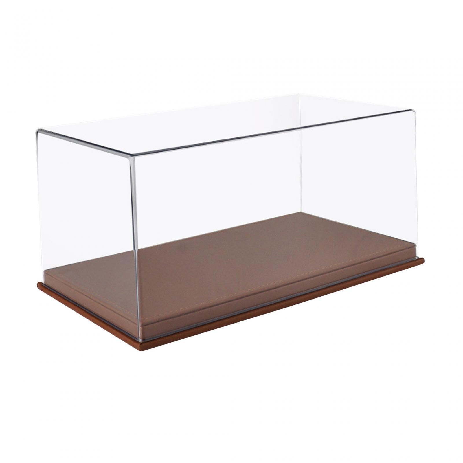 Vitrina de Garaje para Coche Fundido a presión a Escala 1/24 bellamente elaborada con Cubierta de acrílico Transparente incluida Vitrina de Coche de