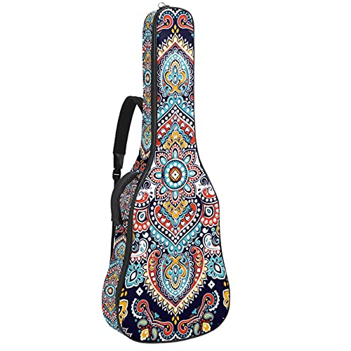 Housse de guitare électrique henné pour aller en cours et en concert avec style
