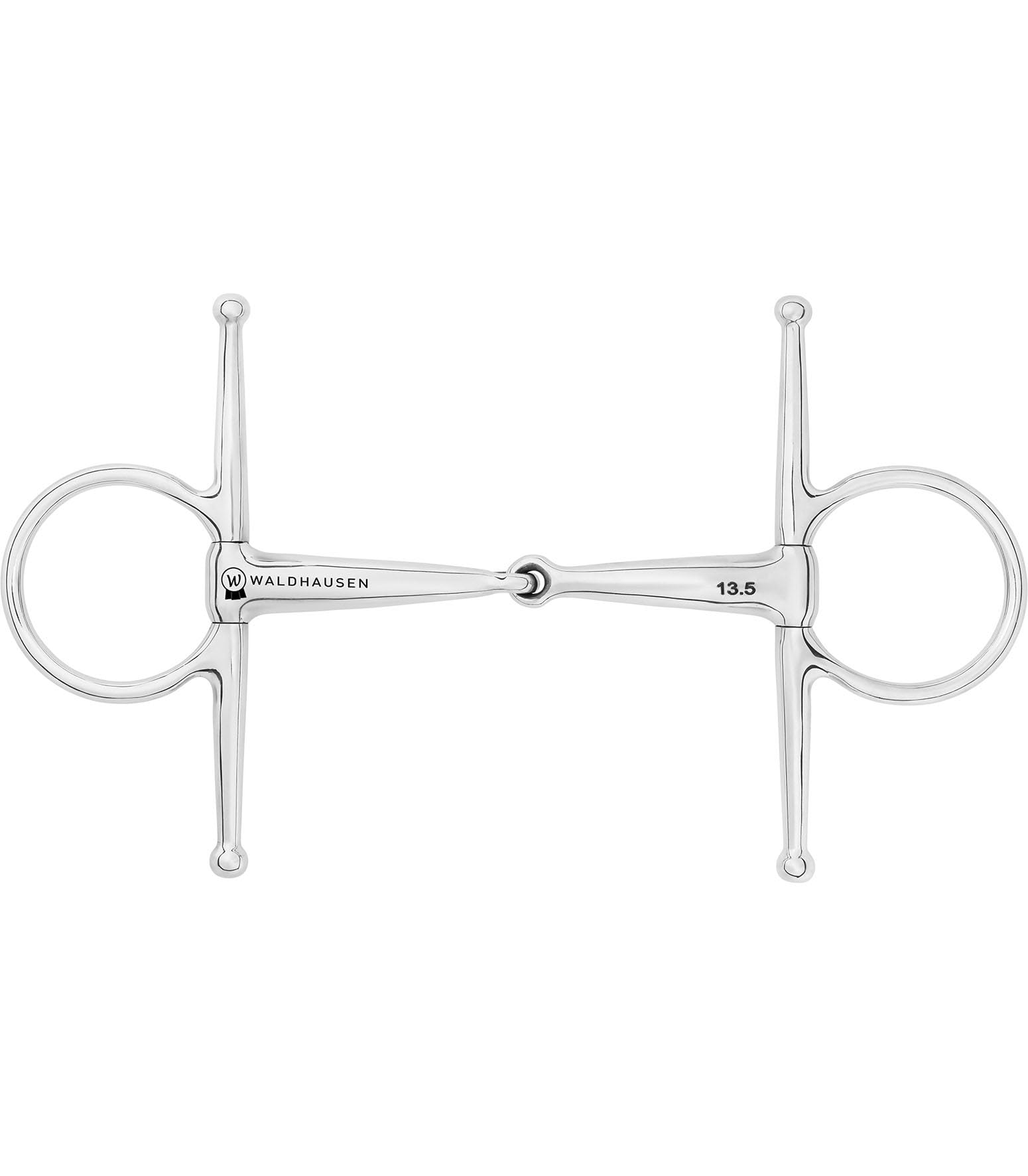 WALDHAUSEN Schenkeltrense, einfach gebr, EST S:14mm, B:12,5cm