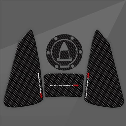 Protection réservoir pour Multistrada V4 S 2023 2024 autocollant carbone transparent