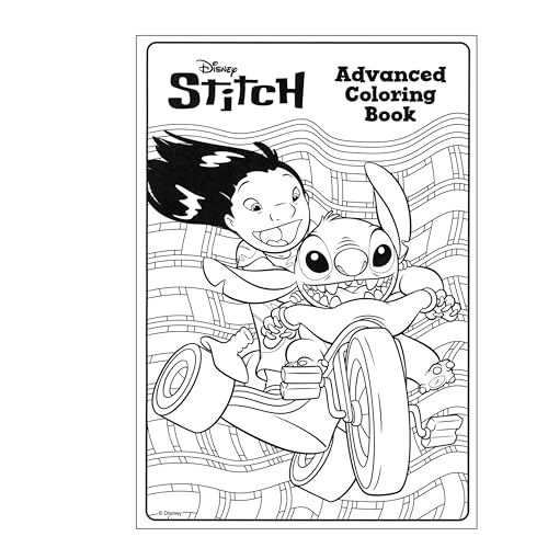 Image of Bendon Lilo & Stitch Advanced Coloring Book with Lilo and Stitch Stickers, Coloring Book, and More