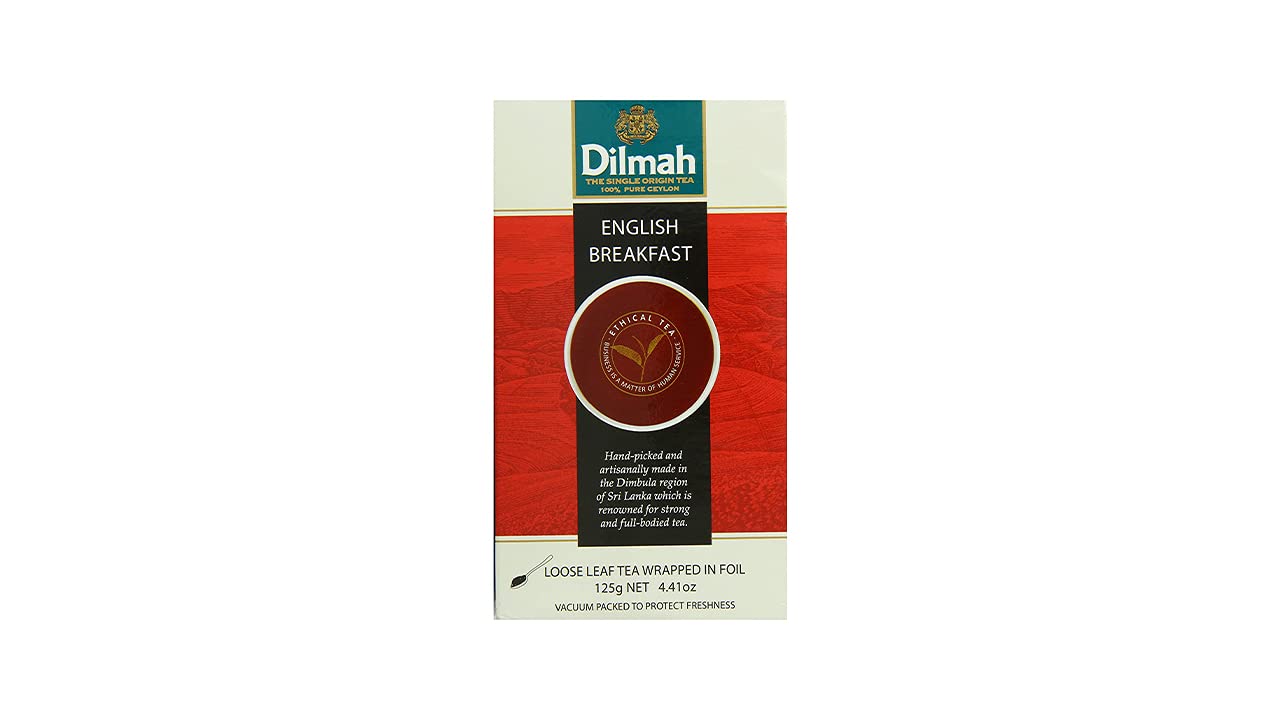Dilmah Gourmet Single Origin Loose Leaf Tea, English Breakfast, 4.4 Ounce