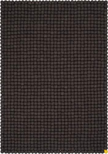 myfelt Filzkugelteppich Big One anthrazit — 50x70 cm