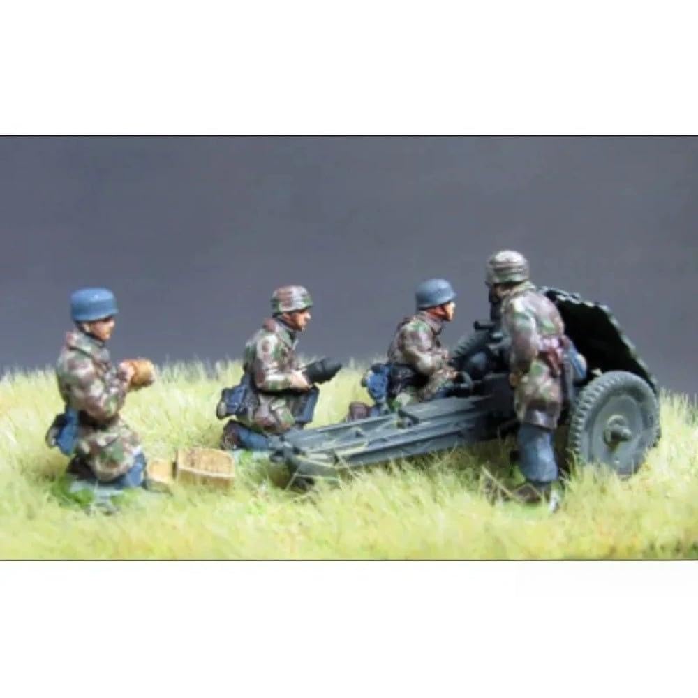 1/72 Scale Resin Figure Model Kit WWII German Air Force Artillery Unit 4 Figures Unpainted