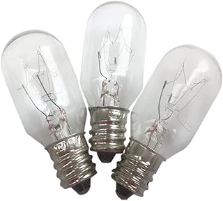 YI Lighting 110V 15 Watt T20 Salt Lamp Light Bulbs for Original Himalayan Salt Lamp Replacement Bulbs with E12 Candelabra Base (3-Pack)