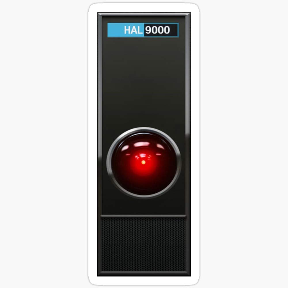 Hal 9000 Stickers (3 Pcs/Pack)