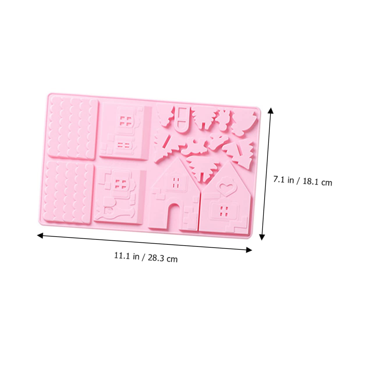 MAGICLULU 6 Ensembles Outils De Cuisson De Gâteaux Moules À Gâteaux Fondant Étain Forme De Fabrication De Bonbons Décoration Corbeille Para Pastel Poêle Gel De Silice Blue 2 Pièces * 6