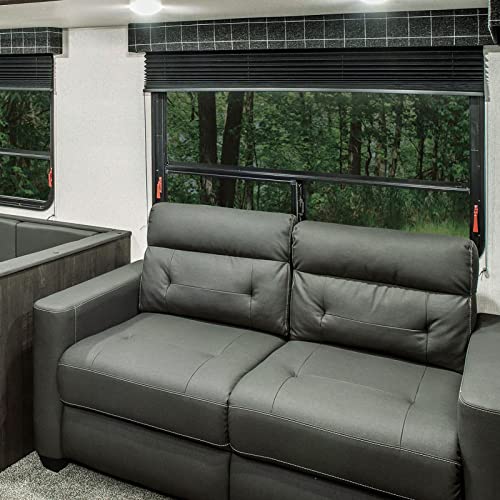 Image of RV Blinds Pleated Shades,Camper Window Blinds,RV Window Shade for Camper Travel Trailers Motorhome Motor Coach-62 W x 32 inch L