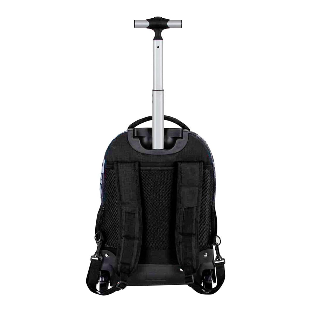 One Piece Luffy Gear 5-Zaino Trolley GTS FAN, Lilla, 32 x 47 cm, Capacità 30 L