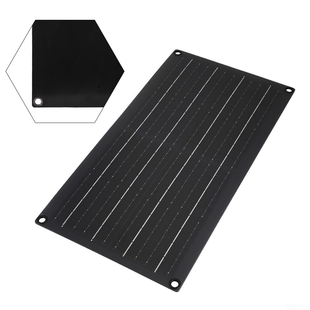Pannello solare flessibile da 20 W monocristallino, pieghevole | Alta efficienza, design flessibile, facile da montare su superfici curve, ideale per tetto o tenda