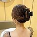 Black Hair Claw Clips for Women Girls, Large 4.2