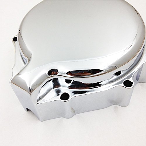 Xkmt-Custom Aluminium Stator Cover Compatible With 2001-2003 Suzuki Gsxr 600 2000-2003 Gsxr750 Chromed [B00Yys8Ab0] #TOP7