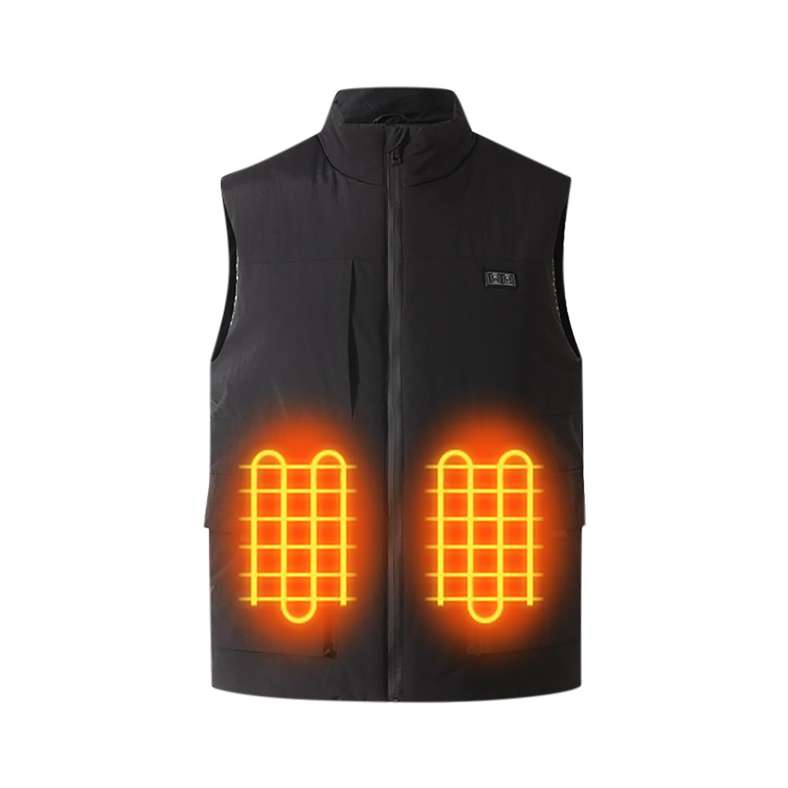Chaleco Calefactable Hombre,con Doble Control y 6 Zonas de Calefacción