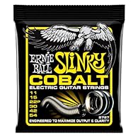 Cobalt produces a stronger magnetic relationship between pickups and strings, resulting in increased output. Cobalt electric guitar strings provide an extended dynamic range, incredible harmonic response, strong low end, and crisp, clear highs. Wound...