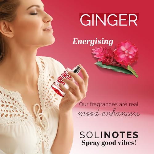 Image of Solinotes Ginger Eau de Parfum, Sandalwood & Amber, Long-Lasting, 1.7 Fl Oz