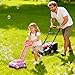 Bttyu Bubble Lawn Mower for Toddlers,Outdoor Bubble Machine with Push & Pretend Play,Plug in or Battery Operated Bubble Mower for Boys & Girls,Ideal Easter, Birthday, Halloween,Christmas